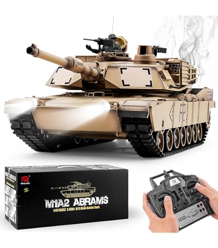 Amazon.com: wheelfun Henglong 1/16 Dark Green 7.0 Challenger II RC